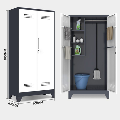 Hygiene Tools Storage Locker Single And Double Door Cleaning Cabinet