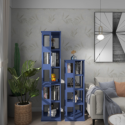 5 Layer Corner Bookshelf Bookcase Steel Display And Metal Book Rack