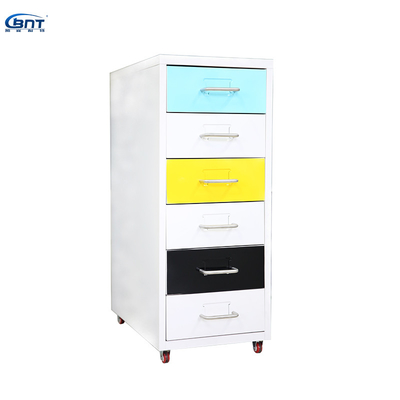 Commercial Furniture Metal Mobile Drawer Filing Cabinet Units Under The Desk