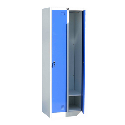 Two Line Two Doors Gym Locker Wardrobe School Hospital Steel Powder Coating