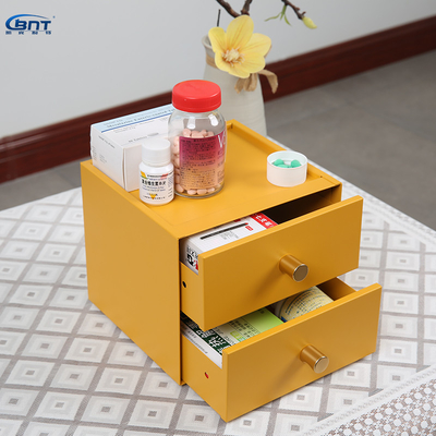 Sundry Storage Cardboard Drawer Box Metal Makeup Organizer Steel