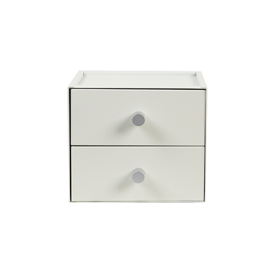 1.0mm Metal Makeup Organizer Desktop Sundry Case Jewelry Drawer Box