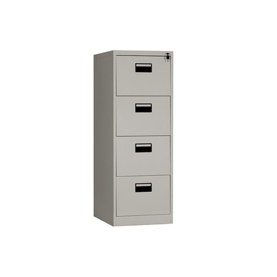 Thickness 0.5~1.0mm 4 Drawer Steel Filing Cabinet Metal Drawer Cabinet