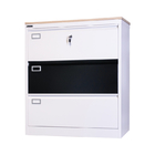 Steel Three Drawer File Cabinet Storage Steel Fling Cupboard
