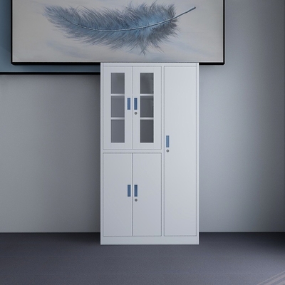 Glass Door Display Filing Cabinet With Newly Steel Clothes Cabinet