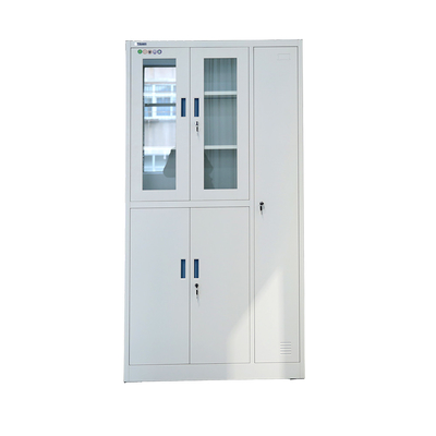 Glass Door Display Filing Cabinet With Newly Steel Clothes Cabinet