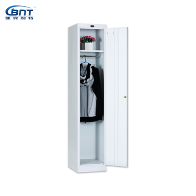 One Door Staff Locker Apartment H1850mm Single Metal Cabinet