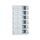 OEM Size 18 Door Metal Lockers Steel Outdoor Storage Lockers
