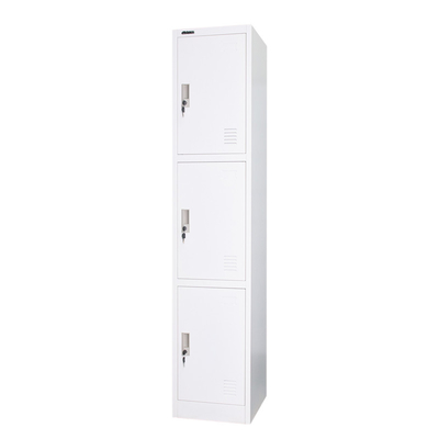 3 Door Metal Storage Steel Gym Lockers KD Construction