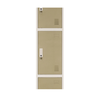 3 Door Metal Storage Steel Gym Lockers KD Construction