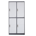 Metal Four Doors Steel Metal Parcel Smart Lockers For Staff