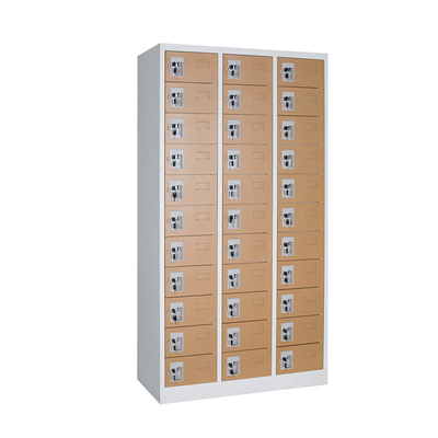 Commercial Furniture Supermarket Locker Steel Safe 33 Doors