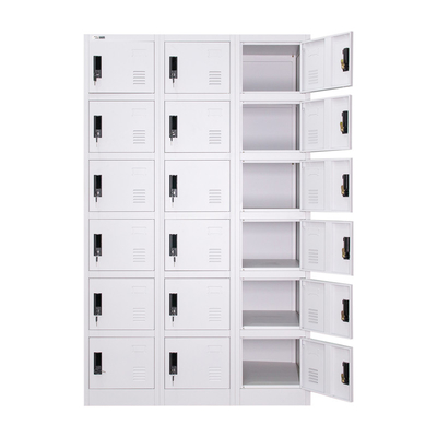 Supermarket Locker 18 Door Safety Steel Lockable Filing