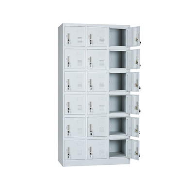 Supermarket Locker 18 Door Safety Steel Lockable Filing