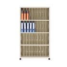 W922*D312*H1762mm Metal Storage Rack Mobile File Rack With Wheel Non Rusting