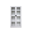 Antiwear Glass Door 0.6mm~1.2mm Document Storage Cabinet With Handle Lock