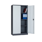 2 Doors 0.6mm  Flat Filing Cabinets Office School Knock Down Steel File Storage