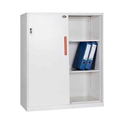 School Furniture Narrow Edge Double Door Filing Cabinet With Cyber Lock