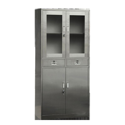 0.5 - 0.9mm Stainless Steel Filing Cabinet Cupboard For Tools