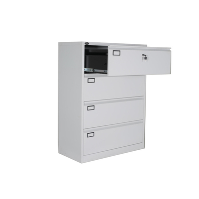 Lateral Steel Drawer Cabinet RAL Color Metal Material