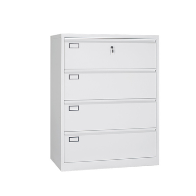 Lateral Steel Drawer Cabinet RAL Color Metal Material