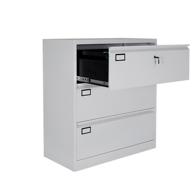 3 Drawer Metal Filing Steel Vertical File Cabinet Kd Structure