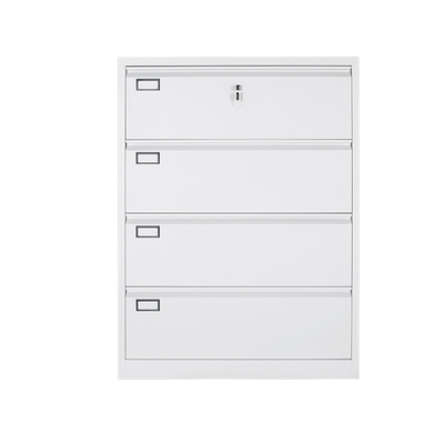 Cyber Lock Lateral Metal Four Drawers Storage Cabinet RAL Color