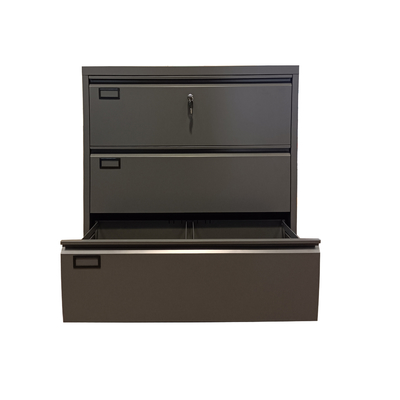 Three Drawer Lateral Office Cabinet Lockable Vertical