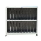 Mobile Office Financial  Account Shelves Cabinet With Wheel Metal Storage Rack