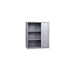 Office furniture metal Vertical Double steel roller shutter door storage cabinet
