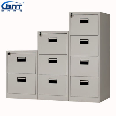 Office Steel KD Structure RAL7035 4 Drawer Filing Cabinet
