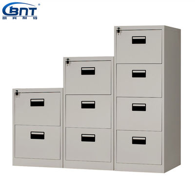 Office Steel KD Structure RAL7035 4 Drawer Filing Cabinet