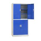 Knock Down Blue Stainless Steel 2 Drawer File Cabinet
