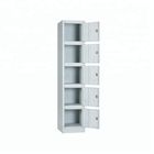 new design full height stainless cabinet steel locker 5 door