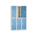 Office metal furniture Knock-down Vertical 6 doors steel cabinets