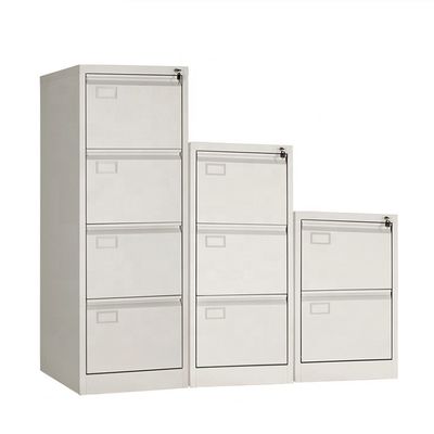 Cylinder Lock Metal Clothes Storage 4 Drawer Filing Cabinet