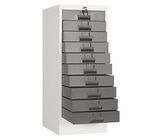 RAL Color Assembled Small 10 Drawer Filing Cabinet