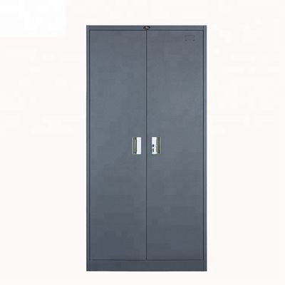 Bedroom Waterproof  2 Door Metal Wardrobe Closets