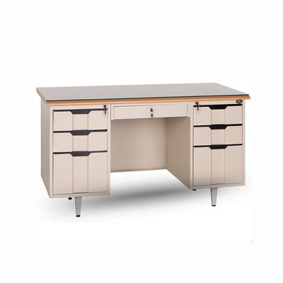 Six Drawer Steel Executive Desk