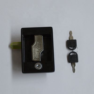 Removable Core Black Mailbox Handle Metal Cabinet Locks