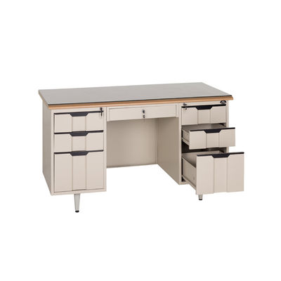 Six Drawer Steel Executive Desk