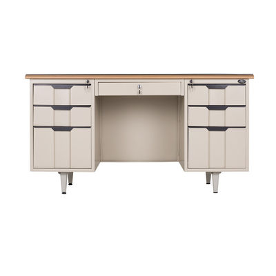 Six Drawer Steel Executive Desk