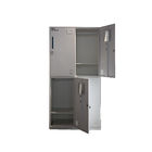 Narrow Side Storage Cabinet Steel File Locker KD Structure