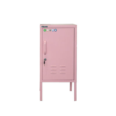 Colorful Bedroom Small Metal Storage Cabinet with 4 Feet