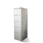 Documents Metal Vertical Filing Cabinet 5 Drawer With Plastic Handle