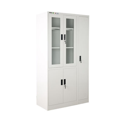 H1850mm 0.6mm Thickness Steel Storage Cabinets With Locker