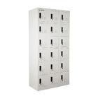 OEM Size 18 Door Steel Outdoor Storage Lockers ISO14001