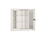 Laboratory Vessel Storage 0.131cbm Two Glass Door Filing Cabinet Commercial Furniture
