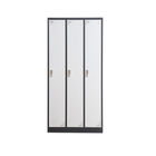 Practical 3 Doors Metal Lockers Clothes And Hats Storage Cabinet