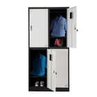 Wardrobe 2 Lines 1 Doors Metal Storage Lockers Public Design